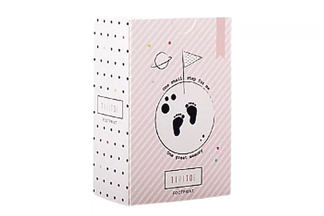 ערכה להטבעת כף רגל ורוד