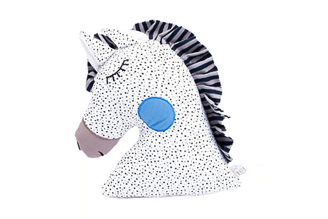 כרית סוס מעוצבת (כחול)